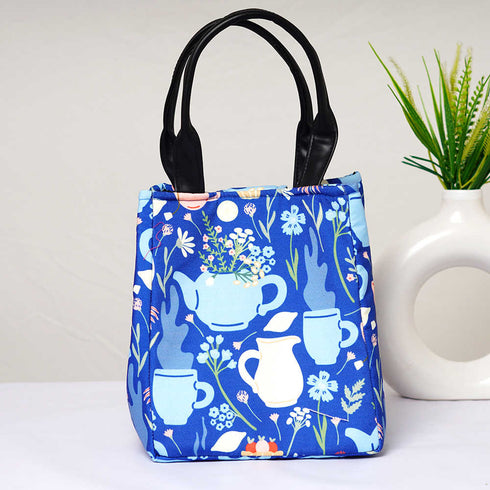 Personalised Life's Printed Canvas Lunch Bag